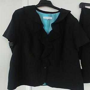 2 Piece Jet Black Suit